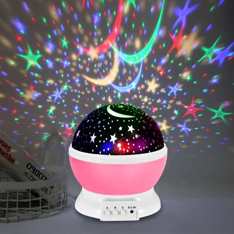 360 Degree Rotatable 4 Led Bulbs 9 Lights Color Changing Cosmos Sky Moon Master Starry Sky Projector Star Night with Usb Cable