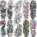 Moonlight Unisex Waterproof Eco-Friendly Temporary Tattoo Stickers Arm Fashionable Water Transfer Design 5-7 Days Durability CE