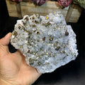 Wholesale Gemstone Raw Stone Crystal Crafts Pyrite and Quartz Symbiotic Specimen for Decoration