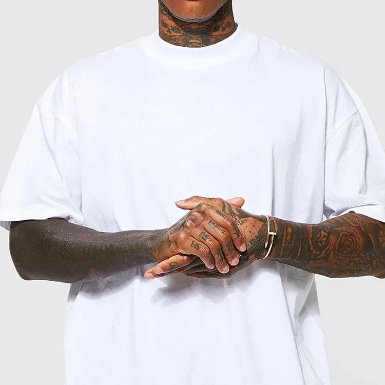 OEM T-Shirt Supplier Custom Mens Print on Demand t Shirts Blank Unisex Heavyweight 280Gsm 280 Gsm Tshirt 100% Cotton