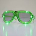 1 Pair Plastic Glasses Light up Toys Party Rgb Led Sunglasses Custom Logo Flashing Led El Light up Sunglasses