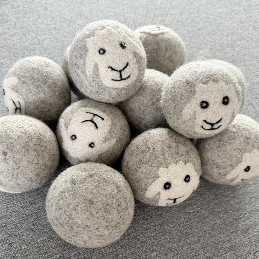 Custom 7cm Natural Wool Dryer Balls Reusable Fabric Softener for New Zealand Laundry Ball & Discs Product Category