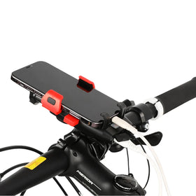 2022 New Products USB Rechargeable Waterproof Bicycle Accessories Mobile Phone Holder Bicycle Headlight with Horn Bicycle Light