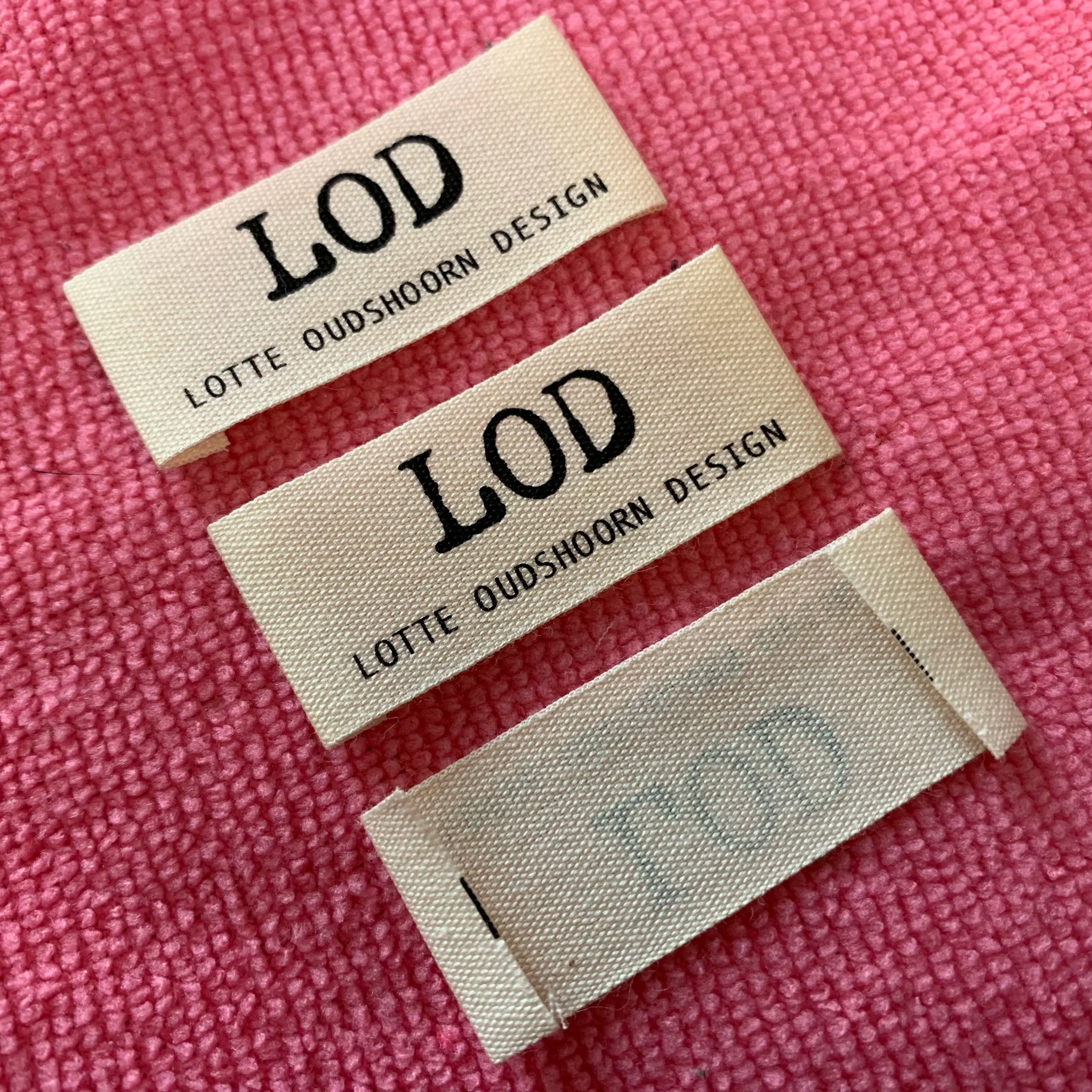 Custom Printed Natural Organic Fabric Cotton Labelenvironmental Cotton Material Clothing Labels