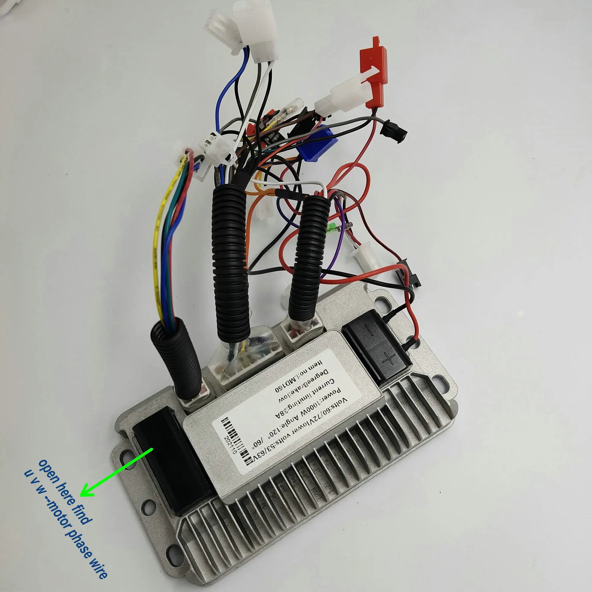 SINEWAVE Squarewave BLDC Controller 12 Mosfet 36v48v60v72v1000w1200w+Cast Aluminum CASE for Electric Scooter Tricycle ATV