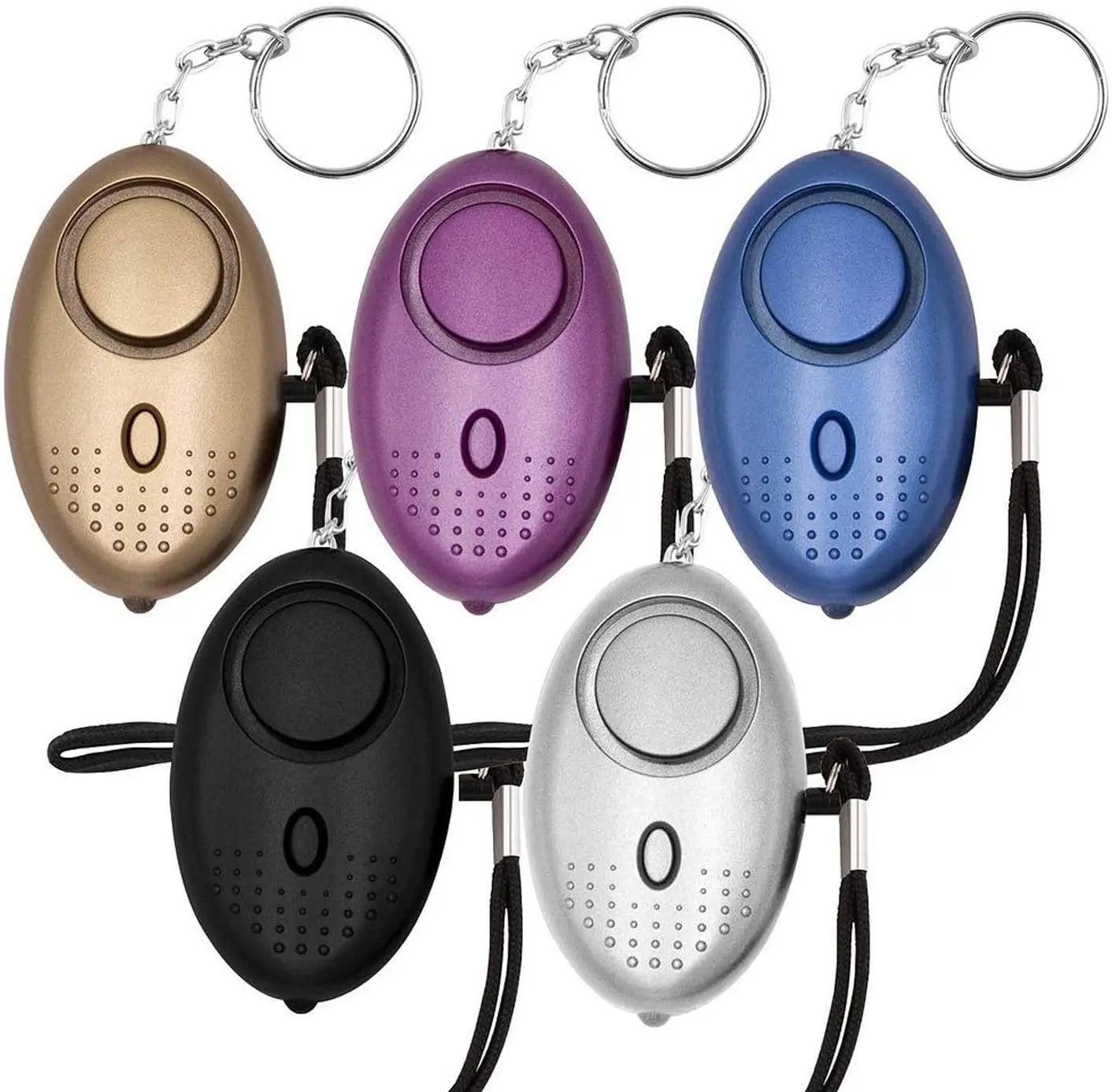 2025 130DB LED Portable Emergency SOS Security Self Defense Alarm Keychain Personal Alarm for Women Children Elders