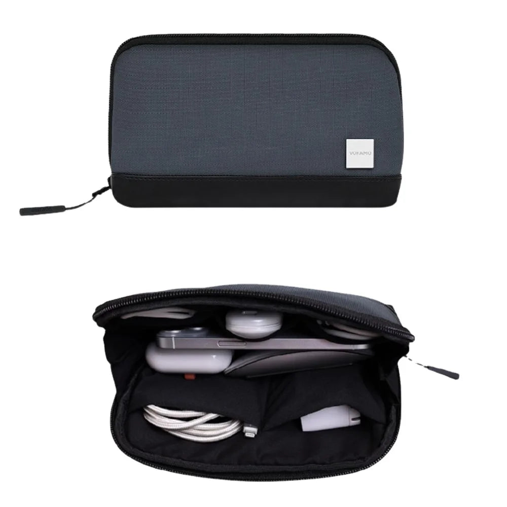 Premium Anti-Splash Material Colorful Mini Electronic Accessories Cable Chargers Bag Soft Carrying Case Pouch for Hard Drive/ C