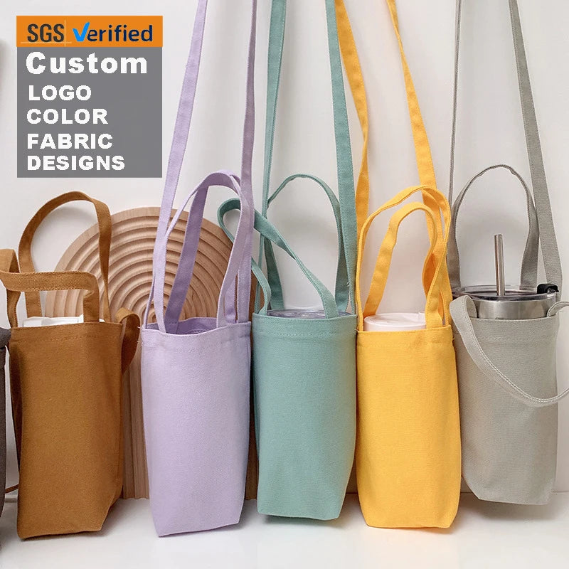 Custom Promotion Gift New Design Outdoor Walking Crossbody Bag Water Bottle Cover Carrier Sling Bags With Pock