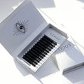 Wholesale New Dark Lash Tray Easy Fan Mega Volume Lash Extensions Private Label Eyelash Extensions MegaBDM