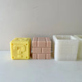 Blast Seller Creative 3D Silicone Soy Candle Mold Cube With Question Mark Mold for Chocolate Soap Candle Making