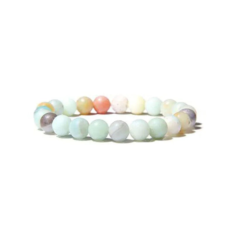 Wholesale 8mm Elastic Bracelet Agate Diffuser Yoga Bracelet Women Men Natural Volcanic Lava Rock Stone Beaded