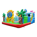 Inflatable Fun City Children Used Playground Equipment Ocean Theme Inflatable Bouncer Slide Kids