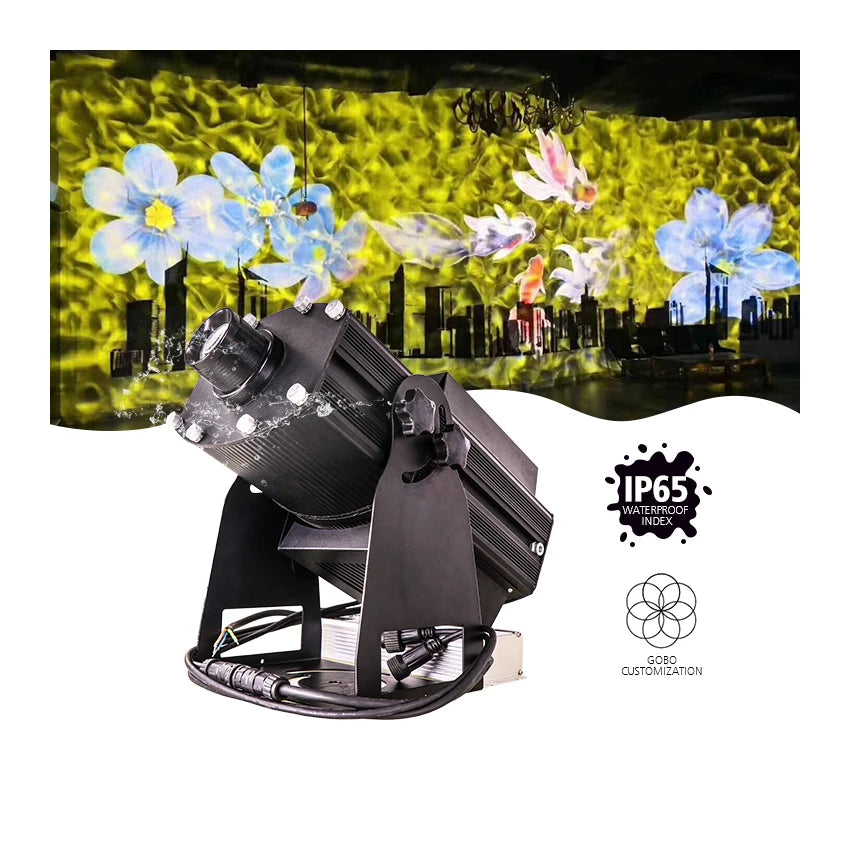 Logo Projector Outdoor Advertising Led Rotating Advertising Gobo Light for Bar/Showroom
