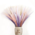 Large Artificial Silk Pampas Grass Black White Long Natural Flowers Small Fluffy Pampas Grass