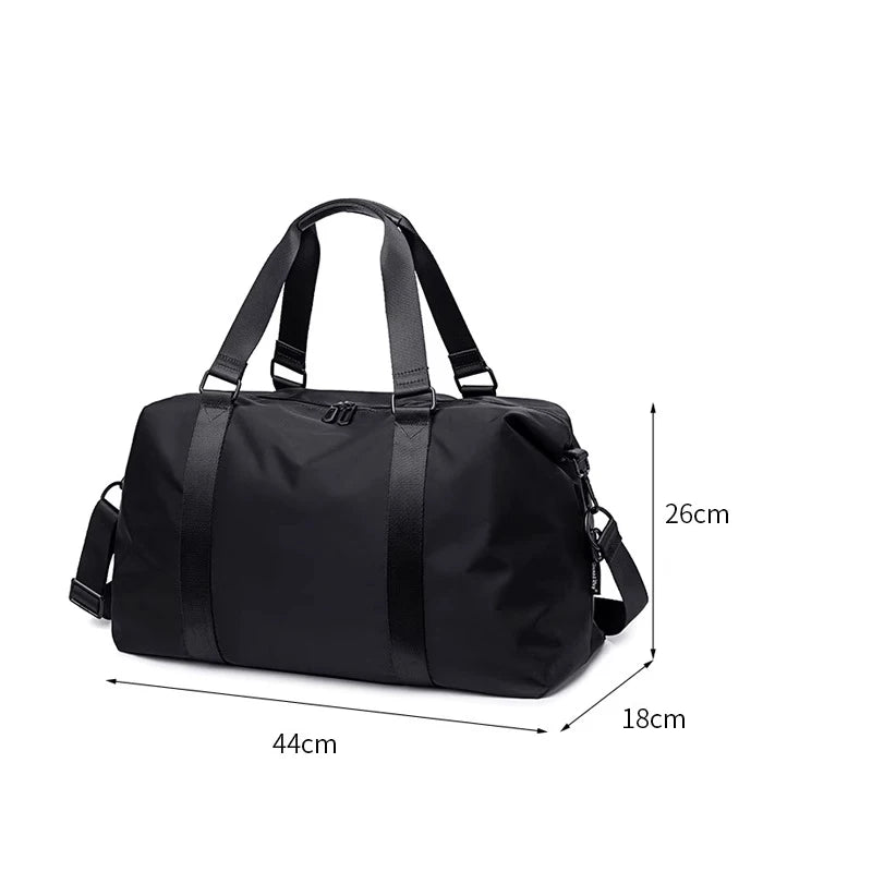 Small High Quality Unisex Foldable Gym Bag Small Size Nylon Waterproof Travel Bag Sports Fitness Light Weight Washable Zipper