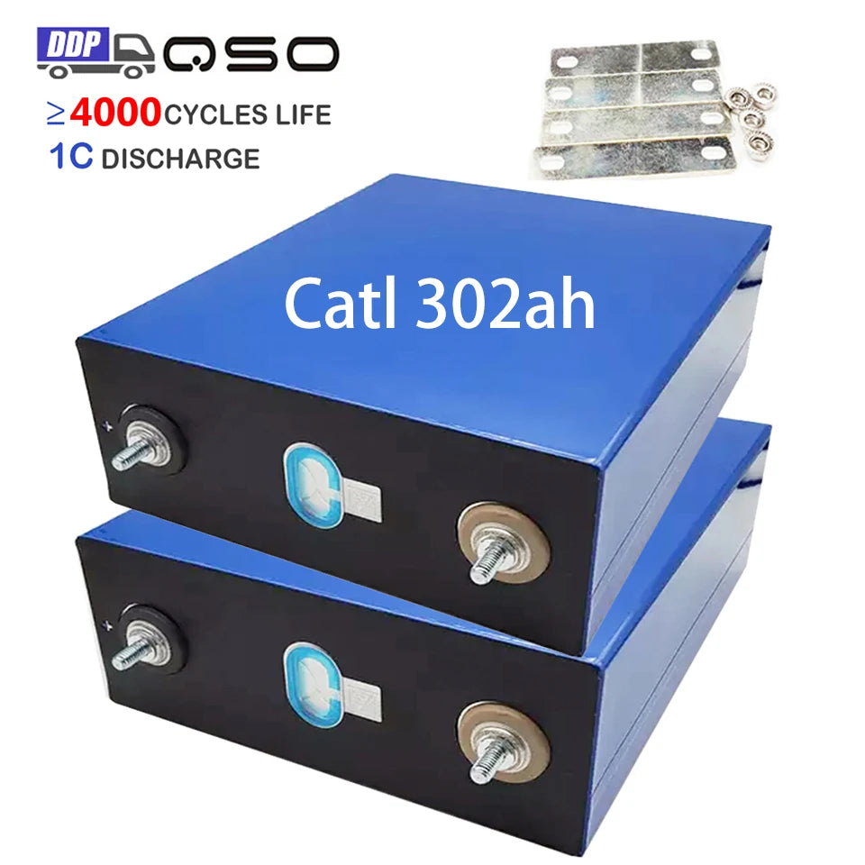 QSO Catl 302Ah 310Ah 320A 280Ah 320Ah LFP Catl302Ah Energy Storage System Bus bar 3.2V Catl Lifepo4 320AH Lithium Battery Cells
