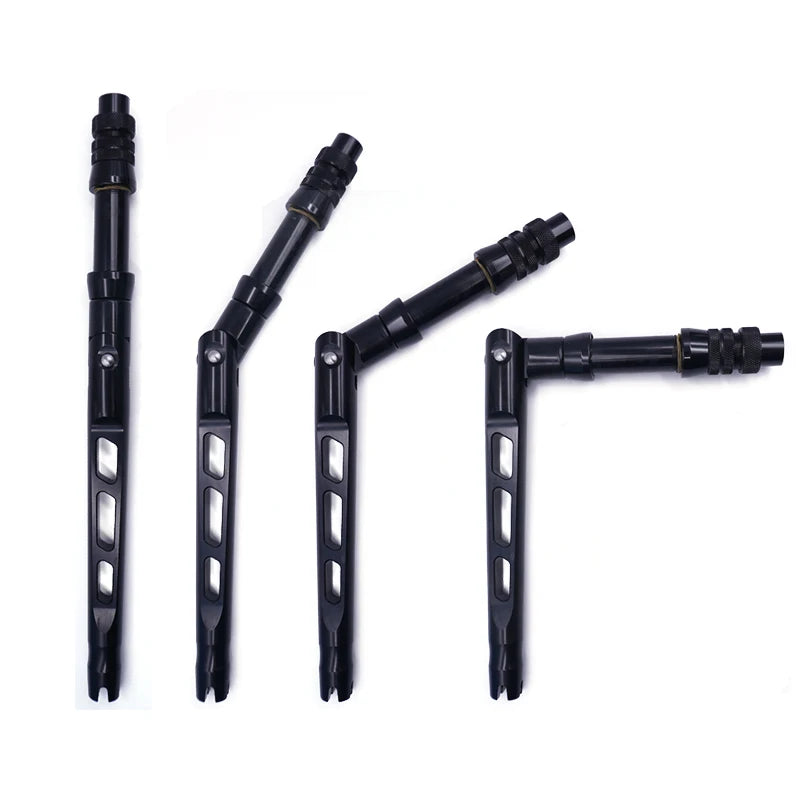 Deep Sea 2# Adjustable Trolling Rod with Bent Handle Fast Action for Saltwater Fishing in River and Lake Seaboats