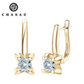 GRA Certification D Color 925 Sterling Silver Round Cut 5.0mm 0.5ct Moissanite Ladies Clip Earrings for Women MegaBDM
