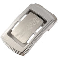 Custom Logo Luxury Heavy Duty Automatic Ratchet Buckle Men's Belt Stainless Steel Silver/Gold BSCI Certified 3.6CM