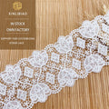 Double Wide Polyester Silk Lace Home Soft Computer Embroidery for Clothing Accessories-for Shoes and Bags