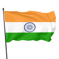 Factory Direct Sales of Flags From Various Countries Indian Flags 3x5ft Brass Grommets 100% Polyester Fabric Indian Flags