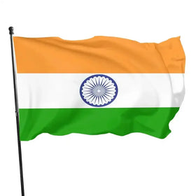 Factory Direct Sales of Flags From Various Countries Indian Flags 3x5ft Brass Grommets 100% Polyester Fabric Indian Flags