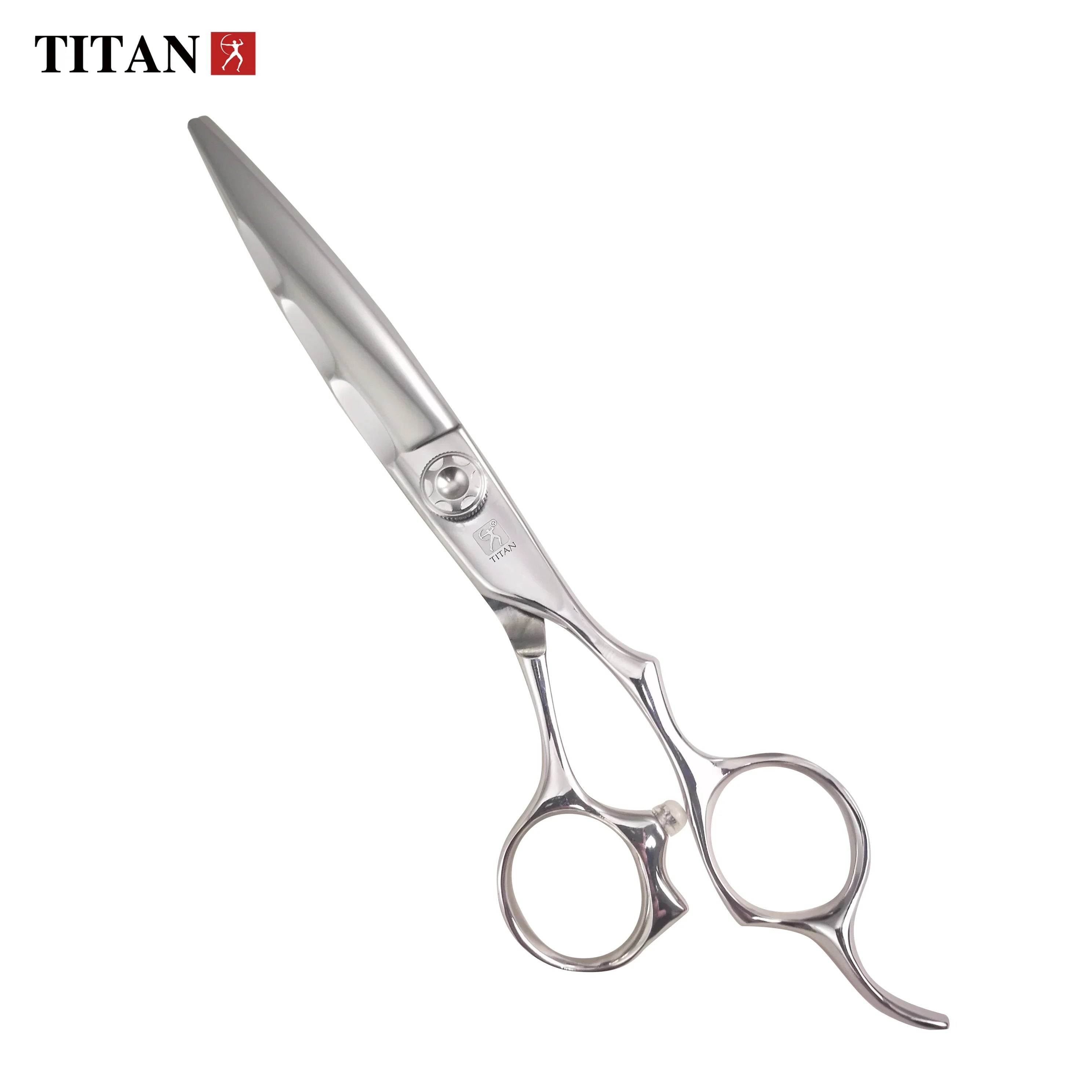TITAN Hairdresser Tool Professional Scissors Hair Cutting Japan440c Barber Tool Beard Ball Screw Scissors Stainless Steel 10PCS