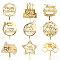 Acrylic Happy Birthday Cake Topper Cake Decorating Happy Birthday Cake Decoration Insert