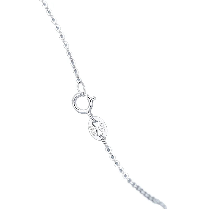 Wholesale 18K Real Gold Plated 925 Sterling Silver Cable Chain Necklace Trendy Jewelry Making Accessory