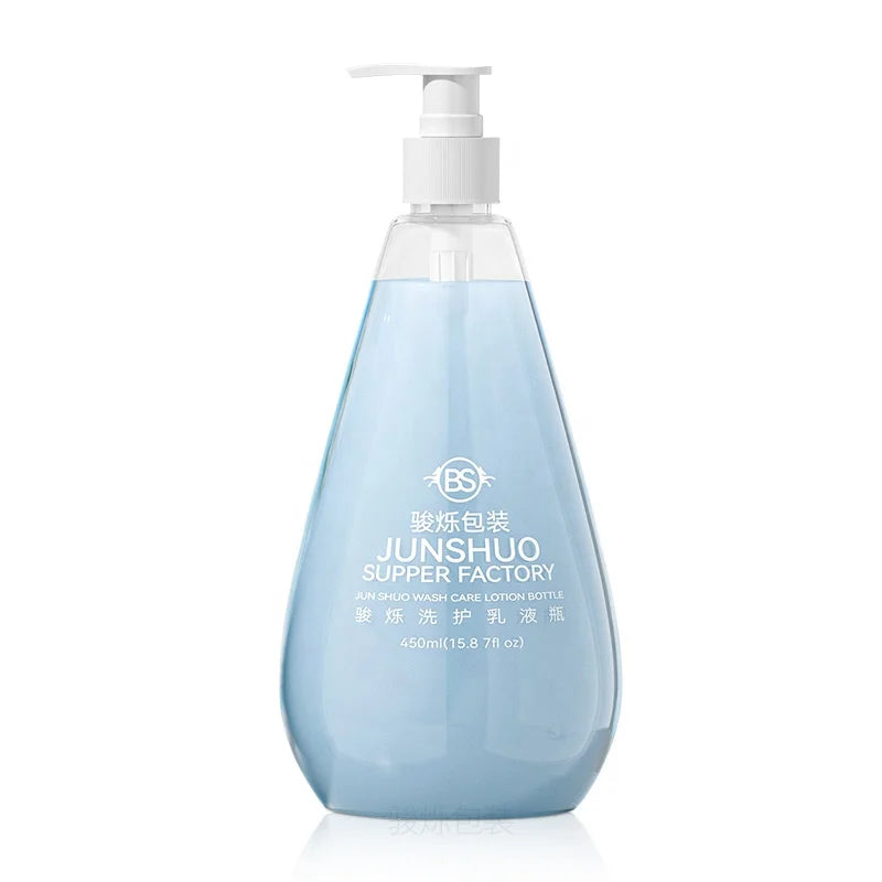 Unique Shape Handwash Liquid Bottles Facial Skin Cleansing Bottle Cosmetic Packaging