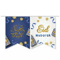 Eid Mubarak Islamic Muslim Ramadan Decorations for Home Eid Mubarak Paper Banner for Eid Decorations