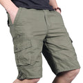 Men Multi Pockets Casual Cotton Short Pants Tactical Cargo Pant for Hunting Trekking Hiking Climbing Short Trousers