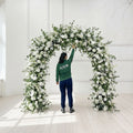 GNW Customize Wedding Arch Ceiling Wedding Flower Arrangement Artificial Flower Decorative Frame Arch  Home Decoration