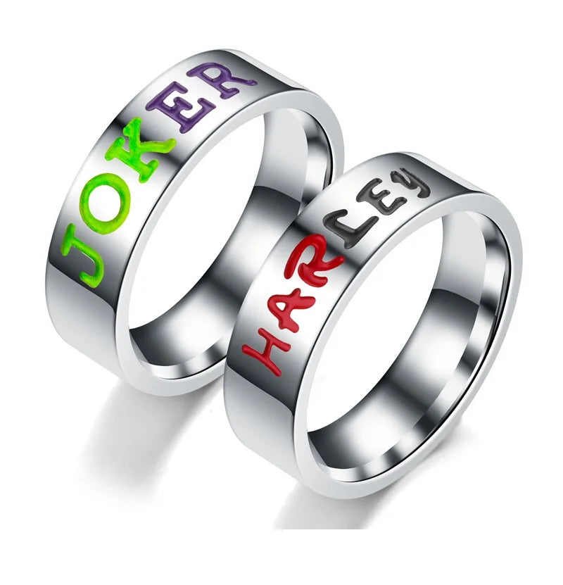 Stainless Steel Couple Rings 6mm Stainless Steel Finger Ring Simple Fashion Ring for Women Man Party Jewelry Gift