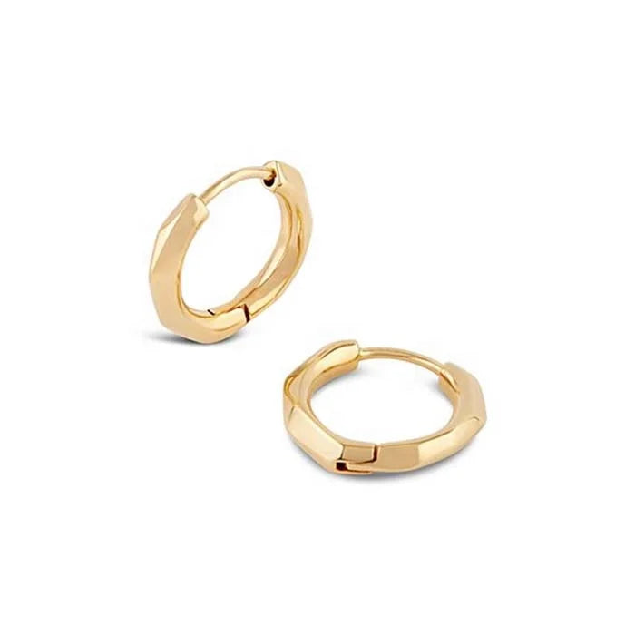 LOZRUNVE 925 Sterling Silver Minimalist Jewelry Huggie Earring Ear Ring for Women Girls