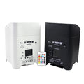 VSHOW WBRF0606 Wedding Uplight 6pcs 18w RGBWA UV 6 in 1 Led Par Light Wireless Battery  Remote Control Par Light