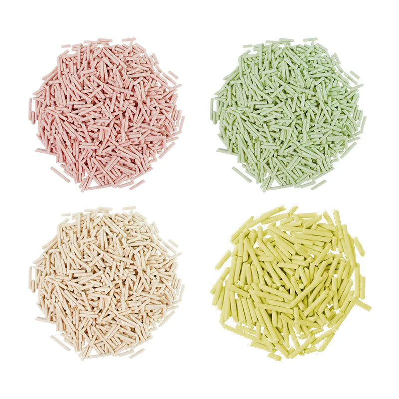 Crush White Tofu Cat Litter OEM Bulk Flushable Clumping Broken Cat Litter Sand for Cat