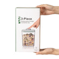 Storage Glass Jar  Large Capacity Borosilicate Glass Coffee Beans Containers Delicate Food Grade Storage Coffee Containers