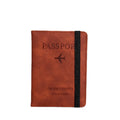 Travel PU Leather Passport Cover Sim Card Holder Wallet Porta Pasaporte logo Custom Sublimation Rfid Passport Holders