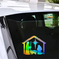 Christian Jesus Wall Stickers Car Window Door Laptop Bumper Vinyl Decal