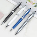 Matte Black Metal Multi-Functional Promotion Gift Ballpoint Pen Logo Print Silk Screen/Laser Engraved Environment-Protective Ink