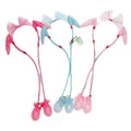 Party Hats LED Luminous Rabbit Ear Headband New Sequin Ear Net Red Bow Knot air Pinch up Flash Children's Gifts