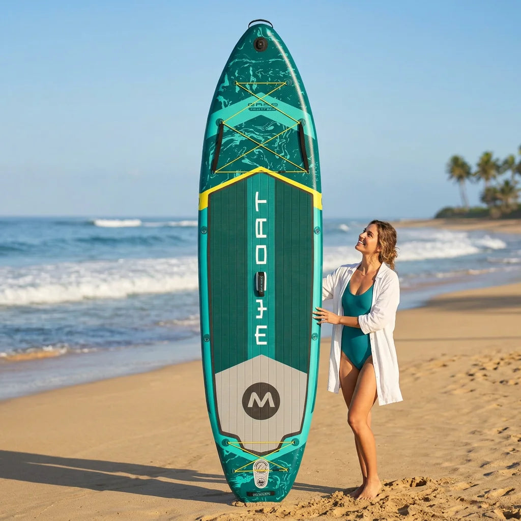 China Manufacture Inflatable sup Board 11'6''x35''x6'' SUP Stand up Paddle Board Fishing Paddle Board for Ocean Waters