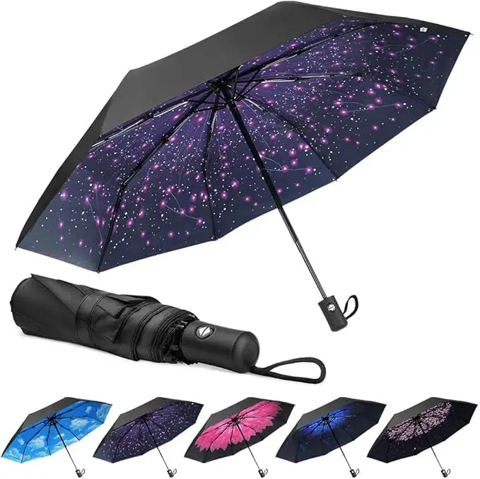 Parapluie Umbrella Automatic Full Printed Inside Digital Printed Custom with Logo Custom with Logo Print Paraguas