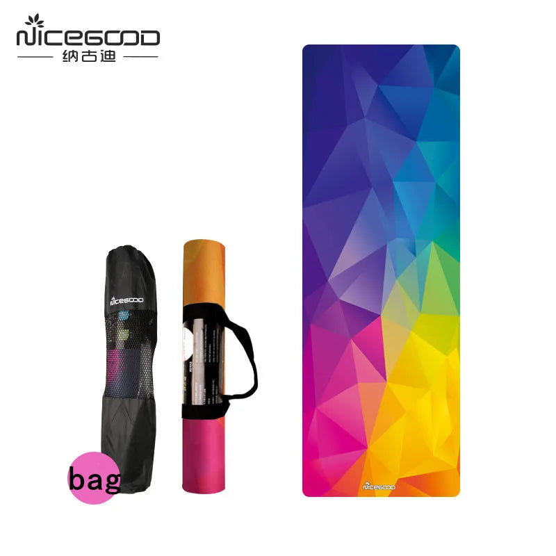 Eco Friendly Private Label Custom Wholesale Natural Rubber Suede Yoga Mat Factory