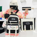 2024 New Cartoon 5-piece Children's Student Backpack Set Backpack Large Capacity Girl's Schoolbag