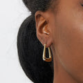 Hot Selling Minimalist Hollow Earrings Trapezoid Ladies Hoop Earring Women Designer Earrings