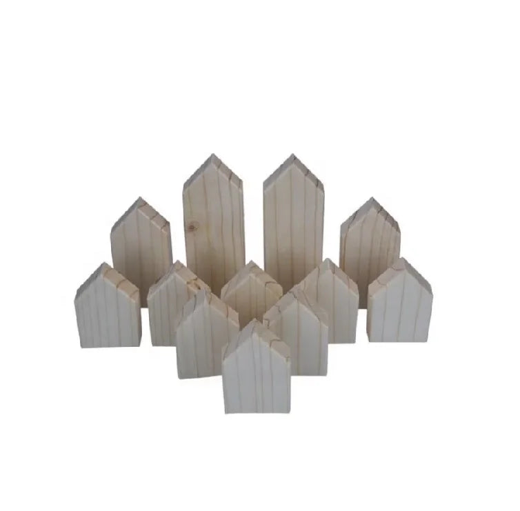 Christmas Decoration DIY Craft Set For Children House Shape Wood Blank Wooden House