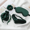 Wholesale Silk Hair Pillowcase Eye Mask Sets Satin Cross Wide Headbands Hair Accessories Set for Women