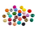 High Quality 2mm Small Glass Pony Beads Black Red Blue Green Loose Beadsfor DIY Jewelry Making